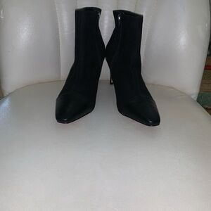 Express Black Heeled Boots